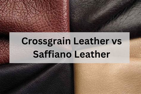 refined grain leather vs saffiano